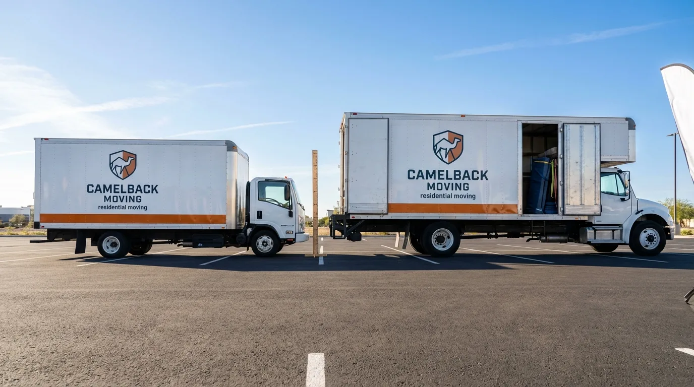 Moving truck size capacity guide in Lake Village